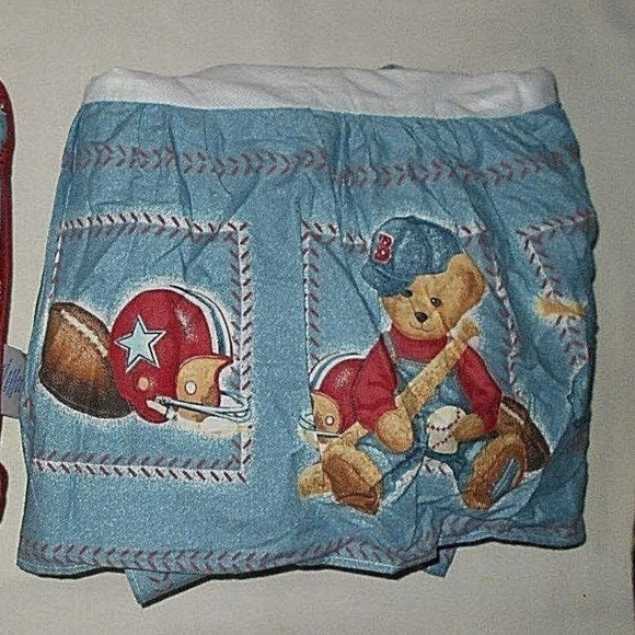 Bedding Vintage Rare Infant Baby 2 Pc Teddy Bear Crib Set Poshmark